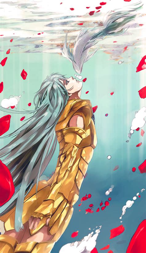 Pisces Albafica Saint Seiya Lost Canvas Mobile Wallpaper By