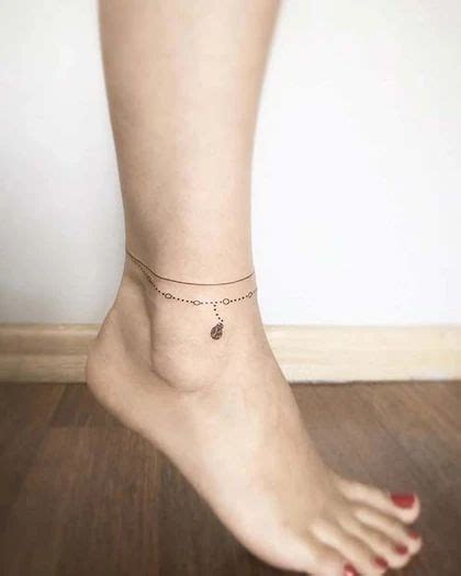 40 Stylish Ankle Bracelet Tattoo Ideas For A Graceful Look Ankle