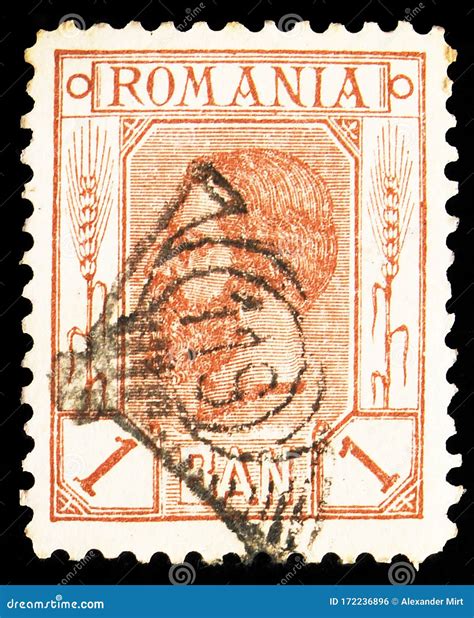Postage Stamp Printed In Romania Shows Carol I Of Romania 1839 1914