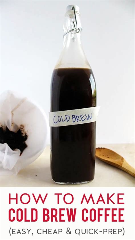 How To Make Cold Brew Coffee At Home The Best Method For Iced Coffee