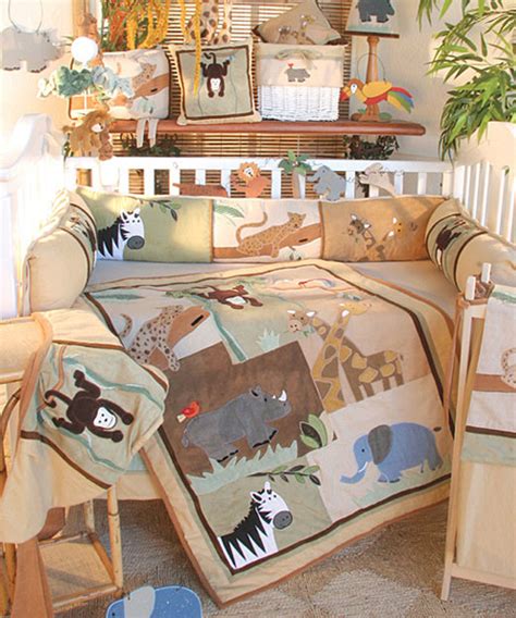 Safari crib bedding sets have various jungle animals like tigers, elephants and lions. Boys Crib Bedding - Baby Safari Bedding Set