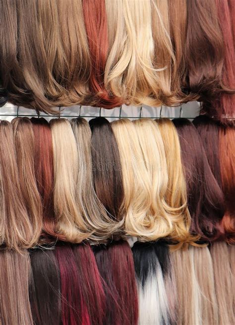 Different Colors Hair Extensions Stock Photo Image Of Colors Brown