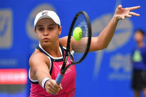 Valuable and quick exchange at barty right now. Ashleigh Barty fit for China Open after calf problem | Inquirer Sports