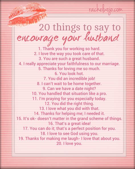 What to say to your husband on anniversary. Free Encourage Your Husband Printable | Free Homeschool ...