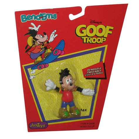 Disney Goof Troop Bend Ems Max Just Toys Bendable Figure