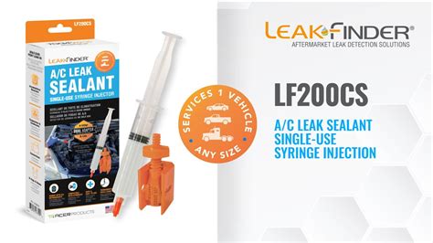 Leakfinder Lf200cs Ac Leak Sealant Overview Youtube