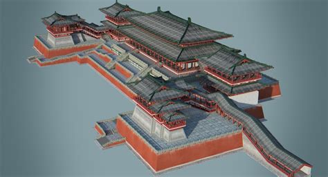 Chinese Palace 3d Model