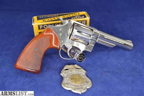 Armslist For Sale Colt Police Positive 4 In Nickel