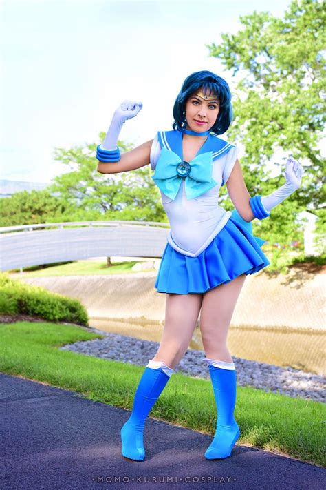 Sailor Mercury By Momokarinyo On Deviantart Sailor Moon Cosplay Cosplay Outfits Sailor