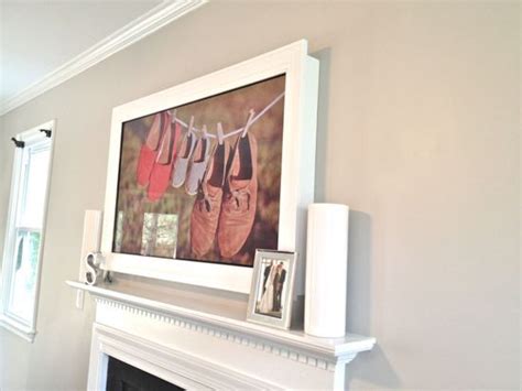 See more ideas about hidden tv, home, home decor. DIY TV Frame: Disguise that Flat Screen! | Framed tv, Diy ...