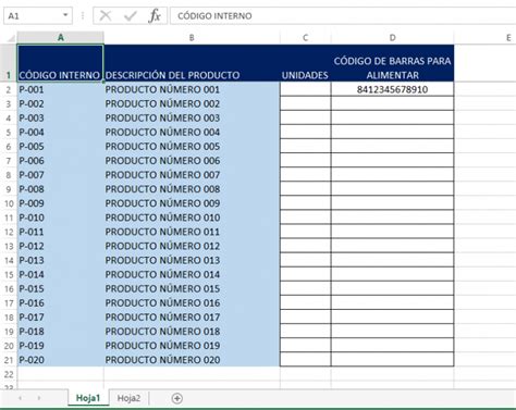 Cómo Hacer Inventario En Excel Sin Usar El Código De Barras Plantilla