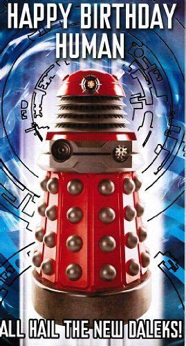 Official Doctor Who Birthday Card Happy Birthday Human