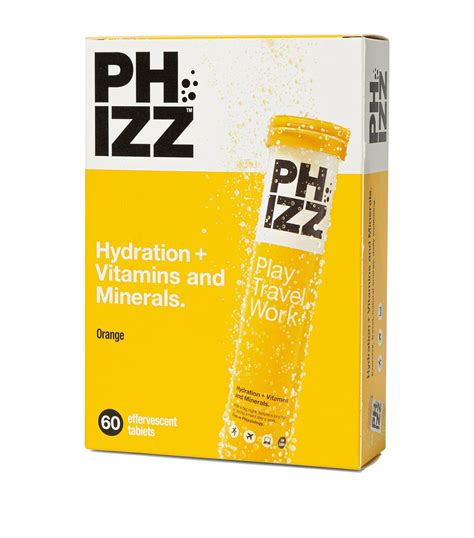 Phizz Orange 2 In 1 Multivitamin And Hydration Tablets 60 Tablets