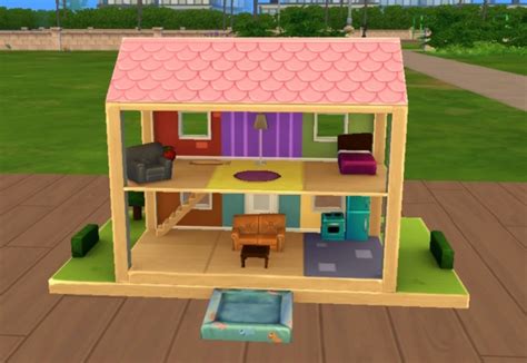 Home For Two Dollhouse Replica By Starstrucksh At Mod The Sims Sims 4