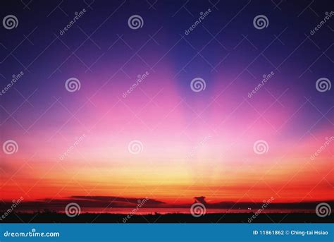 Dramatic Sundown Scene Stock Photo Image Of Dramatic 11861862
