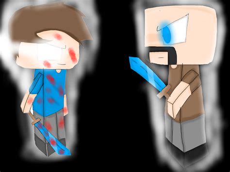 Herobrine Vs Notch Speedpaint Ibispaint