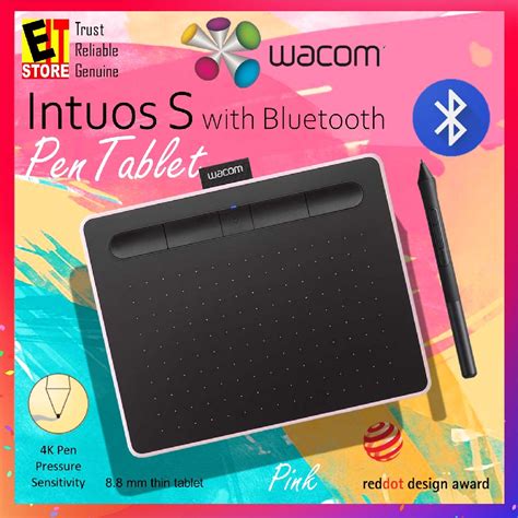 You can work with much more precision on creative projects with a wacom intuos drawing tablet than with a mouse. WACOM INTUOS S (WITH BLUETOOTH) (CTL-4100WL) DRAWING ...