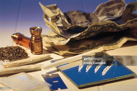 Illicit Drugs And Paraphernalia High Res Stock Photo Getty Images