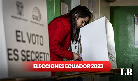 ¿cómo Van Las Elecciones En Ecuador 2023 Conoce Los Resultados En Vivo