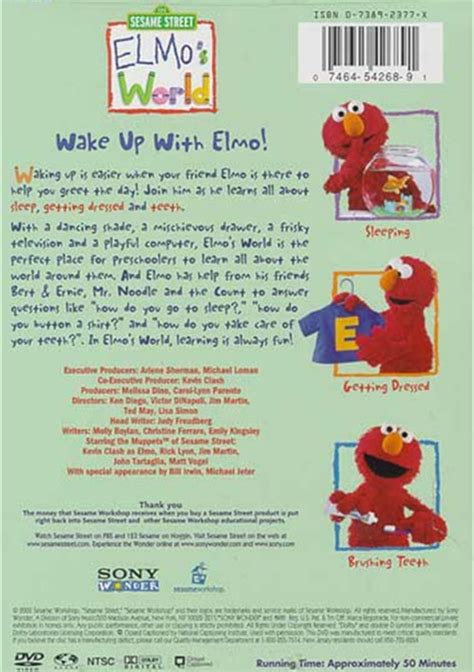 When was elmo's world wake up with elmo released? Elmo's World: Wake Up With Elmo (DVD 2002) | DVD Empire
