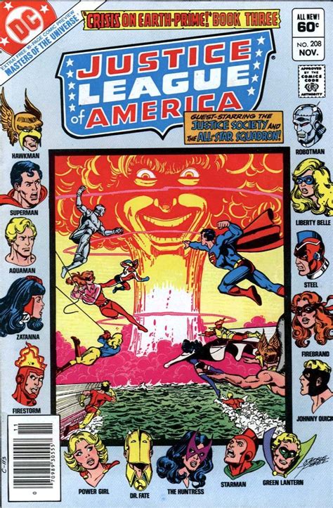 Justice League Of America Volume 1 Issue 208 November 1982 Justice