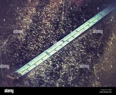 Tape Measure Inches And Centimetres Stock Photo Alamy
