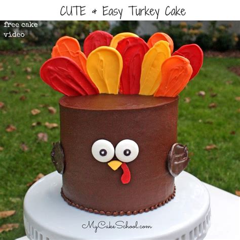 Turkey Cakes Thanksgiving Thanksgiving Turkey Cupcakes Brown Eyed Baker In This Baking Video