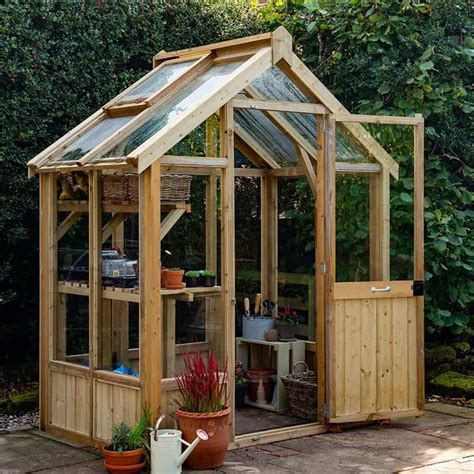 6 X4 Forest Vale Victorian Wooden Greenhouse 1 8x1 2m Whatshed