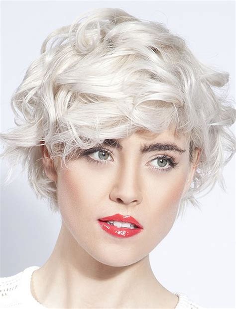 Blonde short hair and a cold look look chic in this style. The 32 Coolest Gray Hairstyles for Every Lenght and Age ...