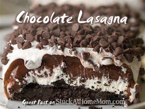 You can do it, i can help! Chocolate Lasagna Recipe #chocolate #recipe #lasagna # ...