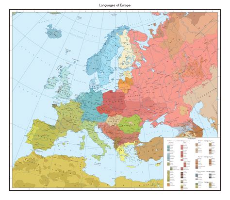 Ethnic and Linguistical Map of Europe - Vivid Maps