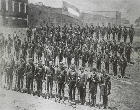 Confederate Soldiers Of The Sumter Light Guard Of The 4th Regiment