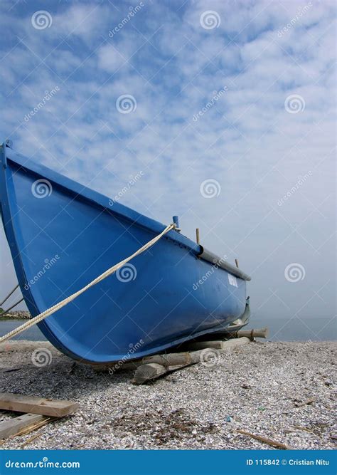 Blue Boat Stock Photo Image Of Outdoors Marine Boats 115842