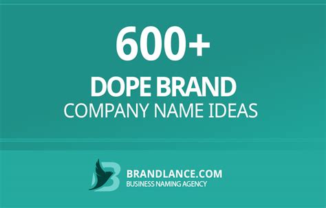 916 Dope Brand Name Ideas List Generator 2024 Updated