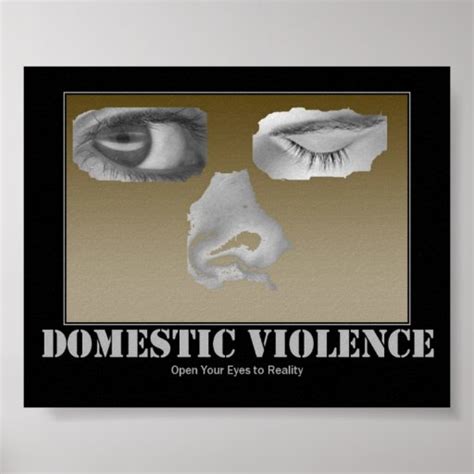 Domestic Violence Poster Zazzle