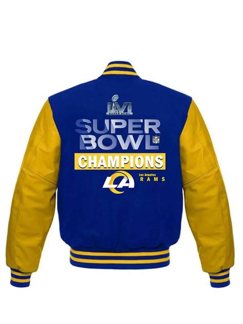 Letterman Los Angeles Rams Super Bowl Varsity Jacket Maker Of Jacket