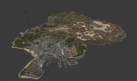 I Made A 3d Concept For A Gta V Map With All Of San Andreas Gtaonline
