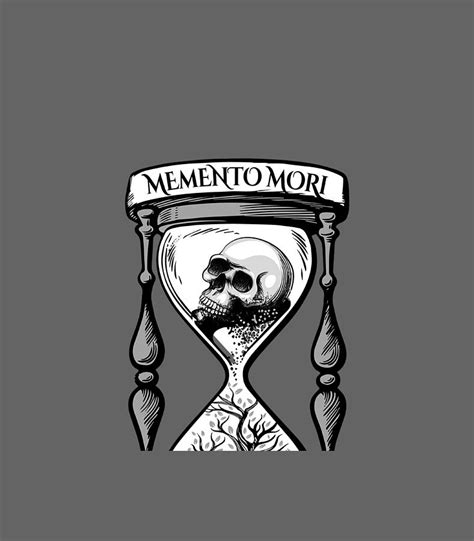 Memento Mori Memento Vivere Skull Design Stoic Memento Mori Digital Art