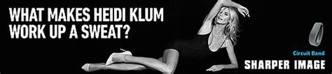 Heidi Klum Ads Too Racy Sharper Image Revises Displays After Las Vegas