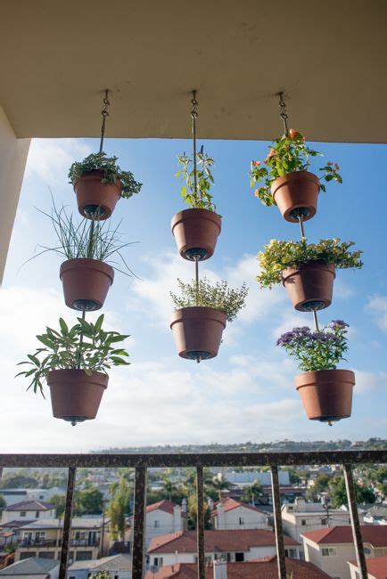 Vertical Garden Ideas Hanging Clay Pots For Your Plants The