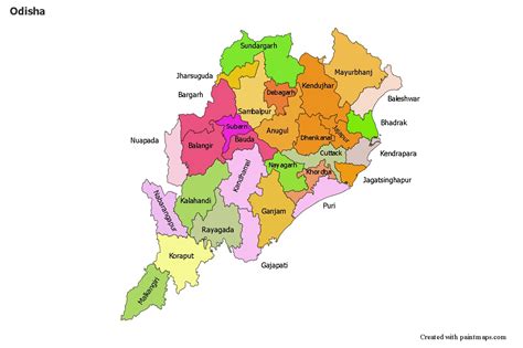 Sample Maps For Odisha