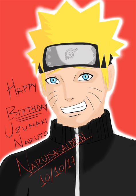 Happy Birthday Uzumaki Naruto Naruisagaiden 插图 Art Street