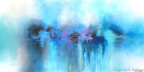 Paintings Oh So Blue By Karen A Taddeo Contemporary Abstract Artist