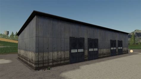 Мод гараж Garage With Workshop Trigger V1000 Farming Simulator 19