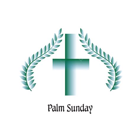 Palm Sunday Vector Art Png Christian Palm Sunday Design Christian