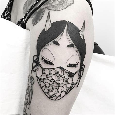 Japanese Tattoos Design Japanesetattoos Hannya Mask T
