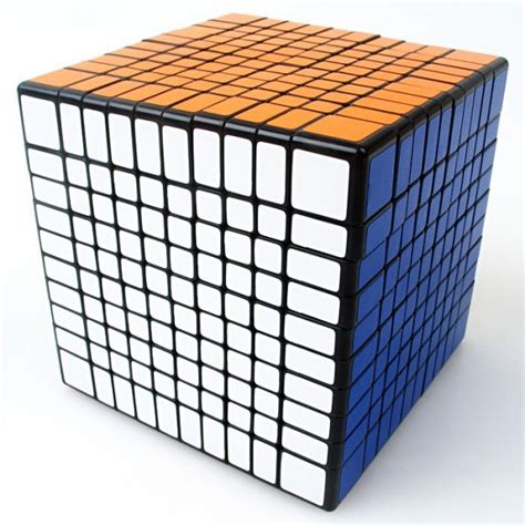 Shengshou 10x10 Magic Cube Black Base Maskecubos