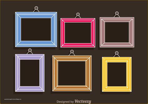 Free Photo Frame Templates Online Of Colorful Frames Collage Template