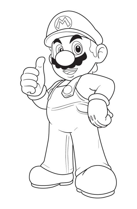 Desenhos Para Colorir E Imprimir Desenhos Do Super Mario Para Colorir