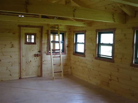 Trophy Amish Cabins Llc Interiors Cabin Interiors Small Cabin